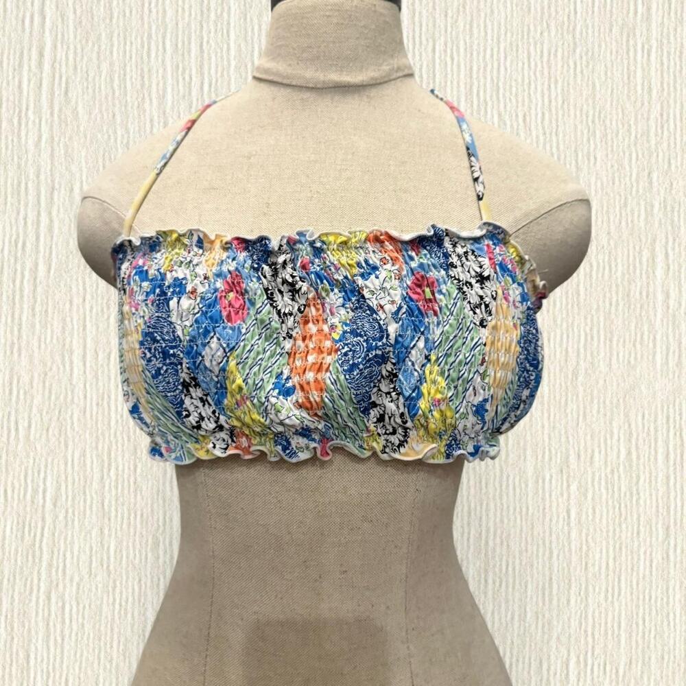 Ralph lauren patchwork bikini top